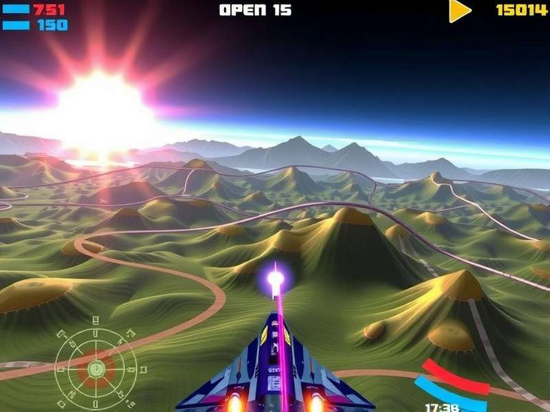 Thrust Sky Glider Gameplay Screenshot
